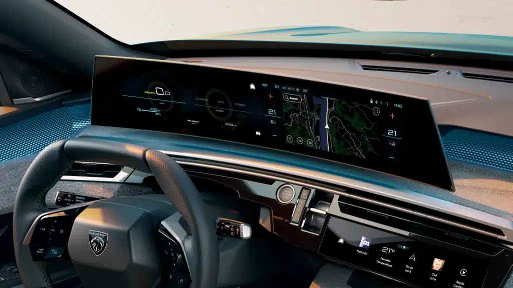 tableu de bord peugeot e-3008