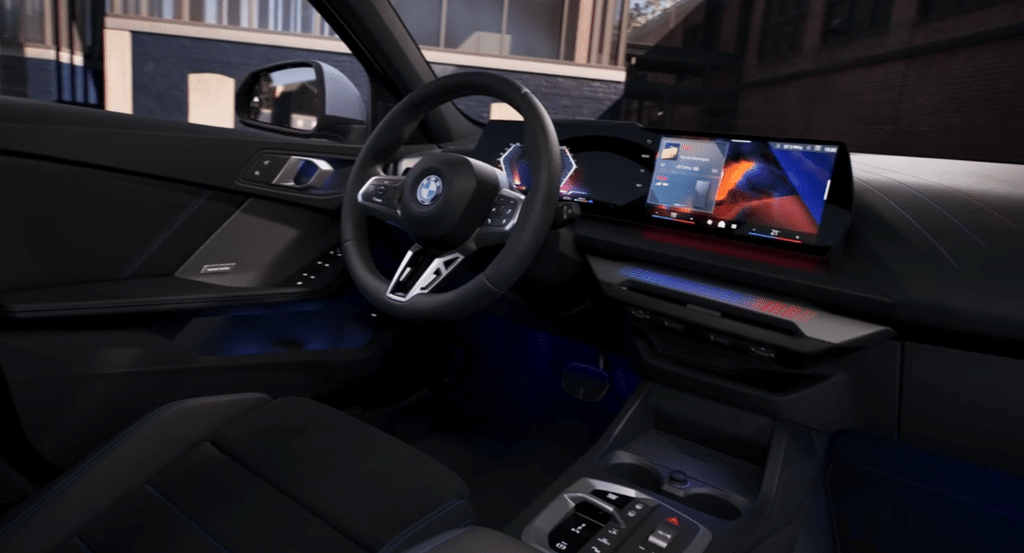 Interieur tres moderne de la serie 1 F70