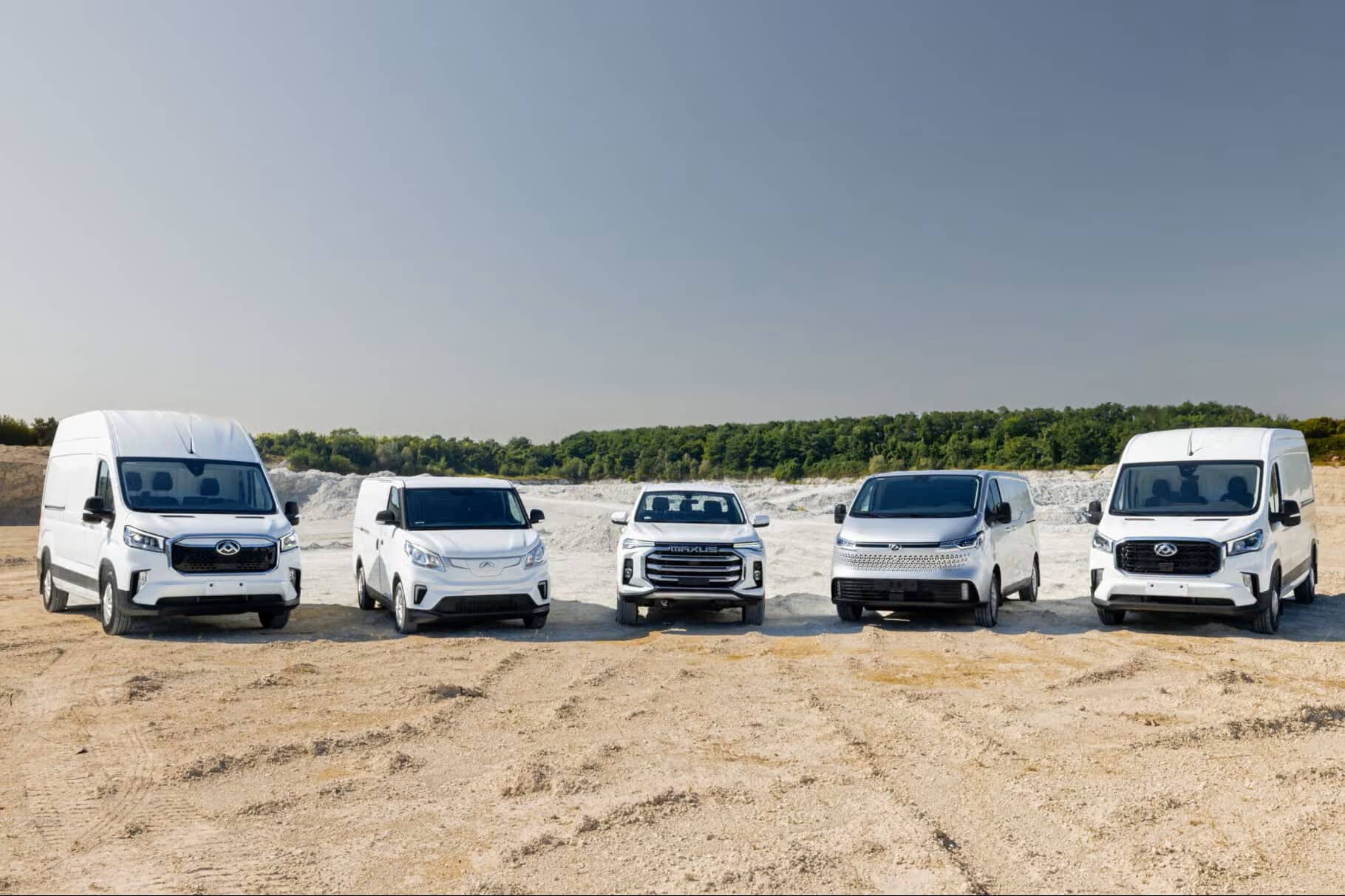 Gamme complète véhicueles utilitaires Maxus 2026